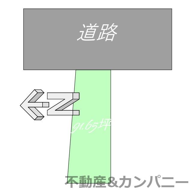生石町のおトチ　松山市生石町売土地の土地図