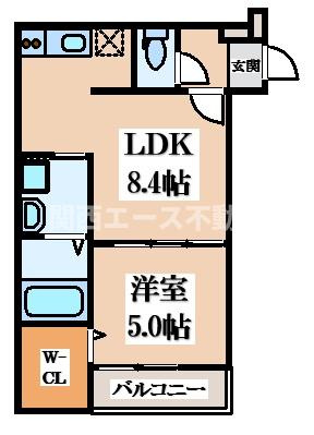 【間取り】 | フジパレス瓜生堂Ⅴ番館
