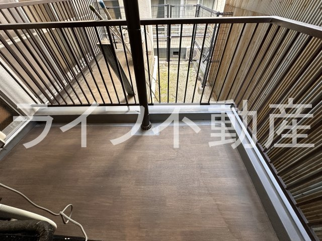 SKコーポ長瀬のバルコニー|落ち着いた時間を過ごせるバルコニーです