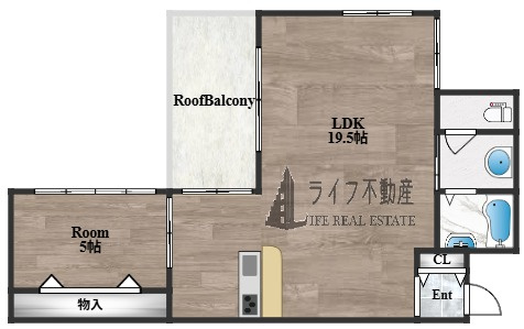 SKコーポ長瀬の間取り