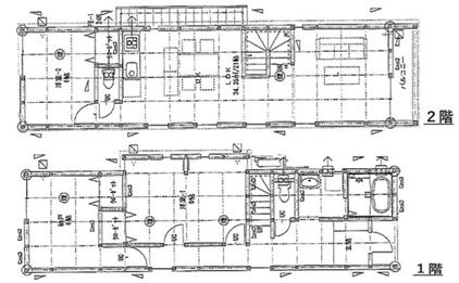 西区井口四丁目　№35784の間取り|２ＬＤＫ＋納戸
2階リビング
