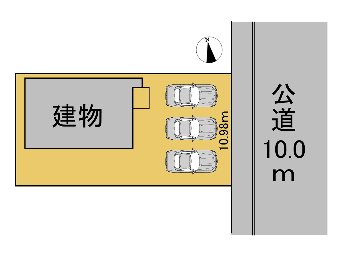 【商談中】中古戸建　羽島市舟橋町2丁目　令和5年築の区画図
