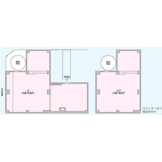 アヴァンセ虎ノ門ビルの区画図| 