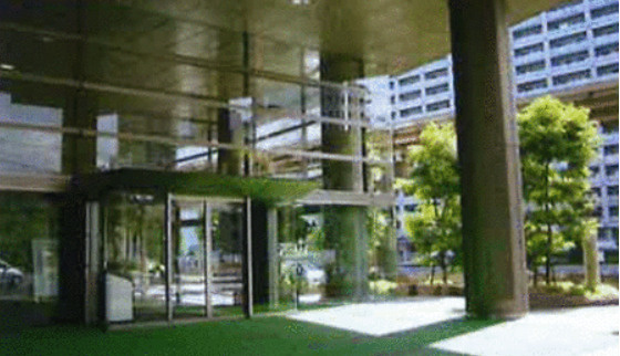 芝浦アークビルの外観パース