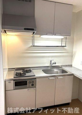 【キッチン】 | SEJOURウエノ | 2口ガスコンロ付き