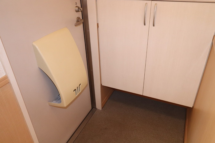 パークハイム A棟の玄関