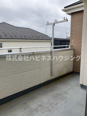 おおたかの森南戸建のバルコニー|広々としたバルコニーです
