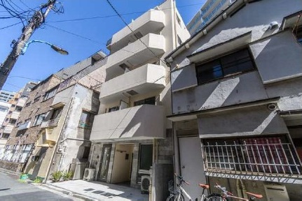 新宿区山吹町の事務所の外観