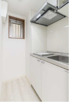 新宿区山吹町の事務所のキッチン