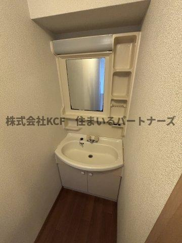 ソレアードの洗面所|広い洗面スペース