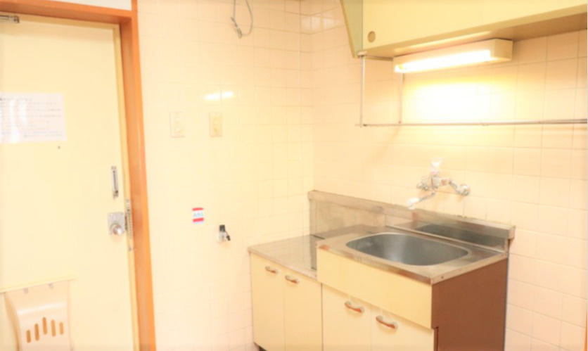 大石ハイツのキッチン|キッチンでお料理をお楽しみください