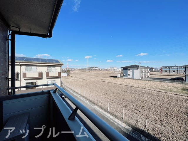 プランドールA棟のバルコニー