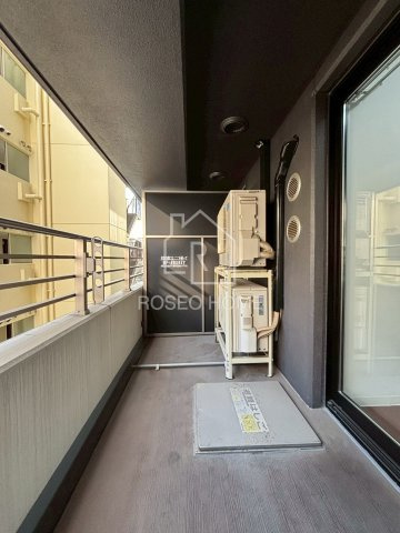 グランプラス谷町のバルコニー