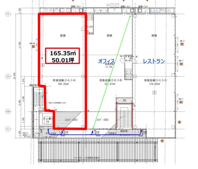 【間取り】 | 片瀬江ノ島駅徒歩5分 ENOTOKI 2階A区画 50.01坪 