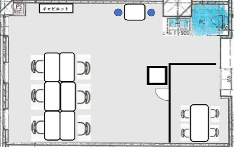 荒川区西日暮里２丁目の事務所の間取り