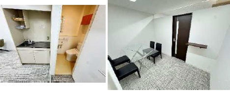 荒川区西日暮里２丁目の事務所の内装