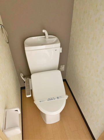 第二OSビルのトイレ|落ち着いた色調のトイレです
