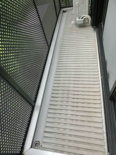 メゾントランキル A棟のバルコニー