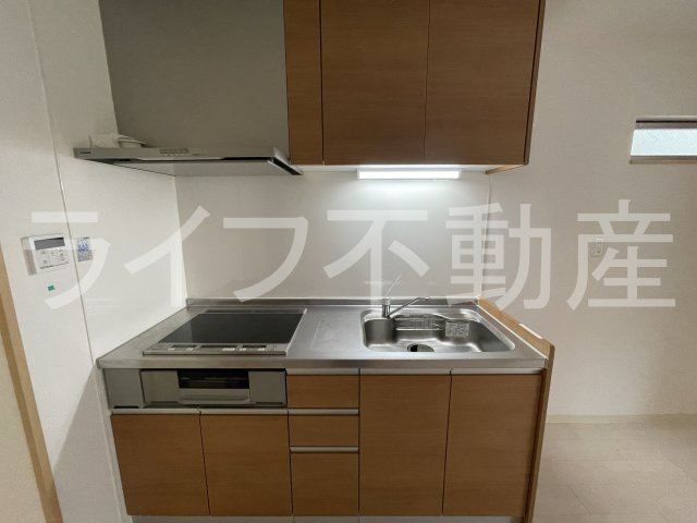 クリエオーレ荒本Ⅲのキッチン|きれいなキッチンです