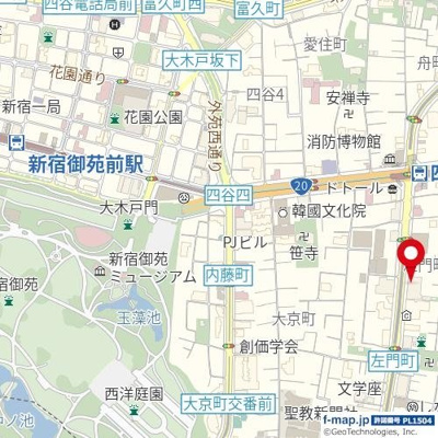【地図】 | クラッシィタワー新宿御苑