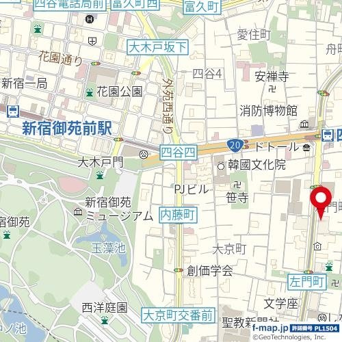 【地図】 | クラッシィタワー新宿御苑