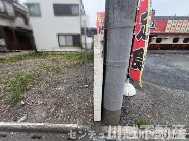 古き良き川越の街の住宅用地のその他|南側の隣地との境界です