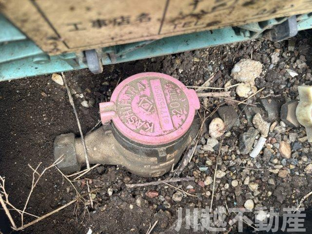 古き良き川越の街の住宅用地のその他|水道メーターは20ミリ、権利継承できます。