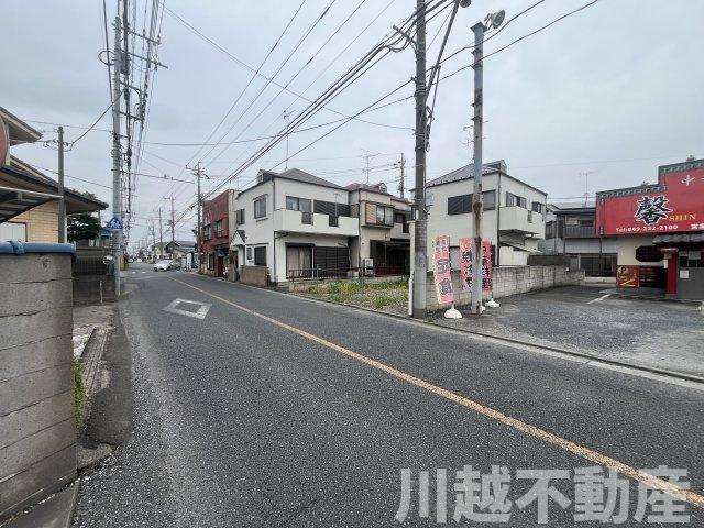 古き良き川越の街の住宅用地の前面道路含む現地写真|前面道路含む現地写真です