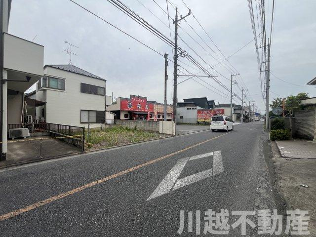 古き良き川越の街の住宅用地の前面道路含む現地写真|前面道路含む現地写真です