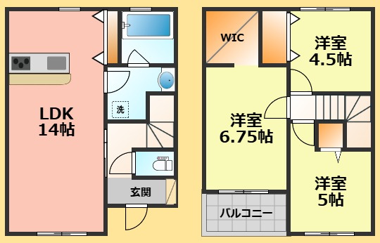 【間取り】 | リーブルファイン花常