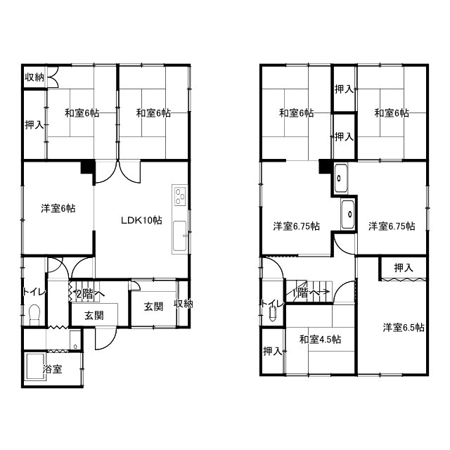 川北町6-7貸店舗の間取り