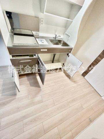 セレニテ江坂グランデのキッチン|キッチン下収納