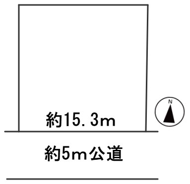 ６５３５７　岐阜市大洞緑山１丁目土地の区画図
