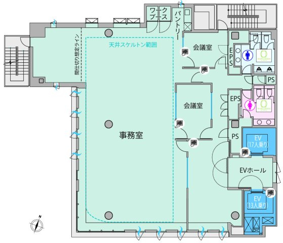 【間取り】 | WORK VILLA MYJ kanda