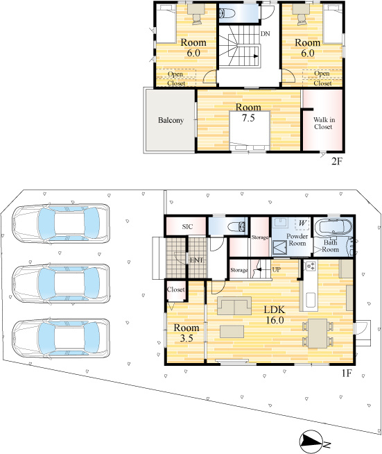 【間取り】の画像