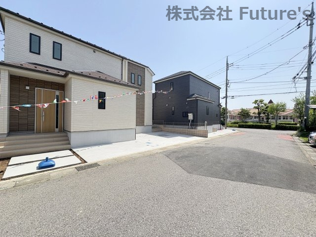 吉川市きよみ野2丁目　新築戸建　全5棟　B号棟の前面道路含む現地写真|前面道路含む現地写真です。