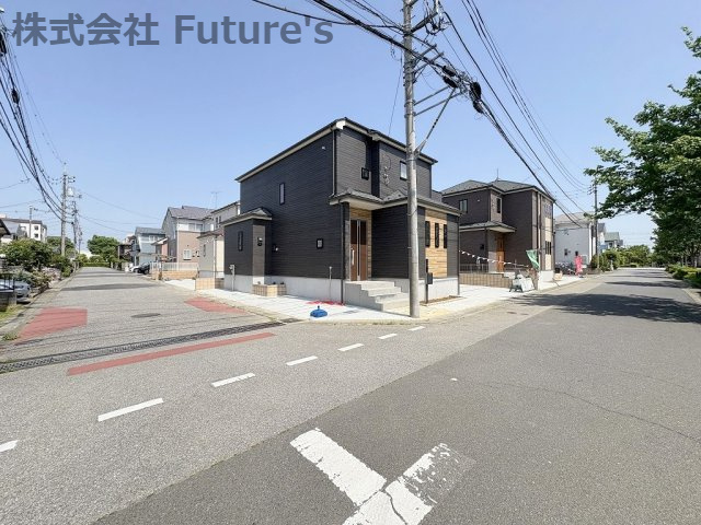 吉川市きよみ野2丁目　新築戸建　全5棟　B号棟の前面道路含む現地写真|前面道路含む現地写真です。