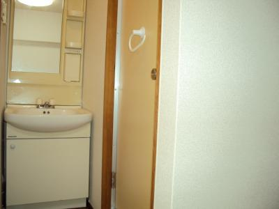 フラット136の洗面所