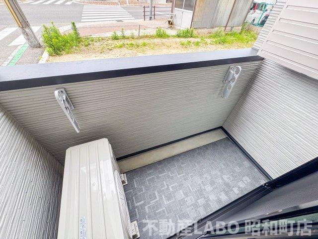 ハーモニーテラス遠里小野Ⅲのバルコニー