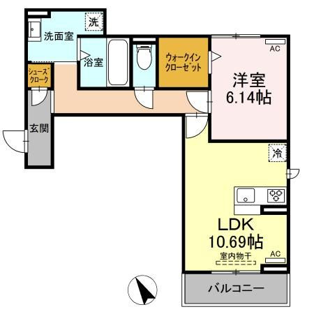 メゾンドマボ　　刈谷市の賃貸ならクラスホーム刈谷店の間取り