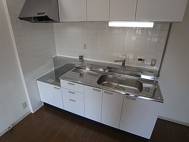 神戸市兵庫区水木通１丁目の賃貸マンションのキッチン|ガスキッチン