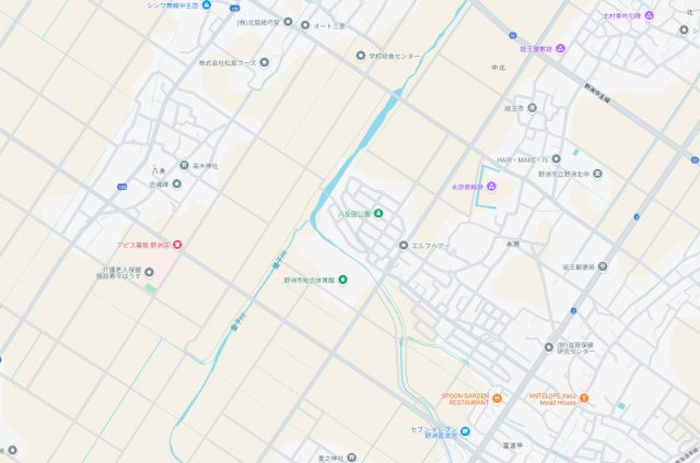 野洲市永原　第1期　新築一戸建ての地図