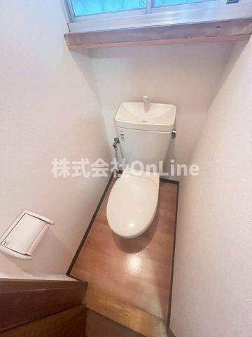 都塚貸家1-19のトイレ