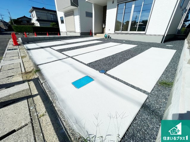 野洲市永原　第1期　新築一戸建ての駐車場|駐車スペース！散水栓があるので、こまめに愛車を洗えます！