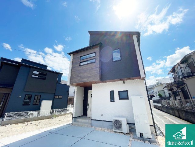 亀岡市余部町清水　新築一戸建ての外観|安心の10年保証！外観を美しく保ち、雨水で汚れを落とします！気になることがありましたら、お気軽にお問い合わせください！