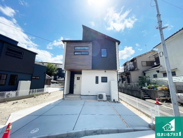 亀岡市余部町清水　新築一戸建ての外観|お客様に長く安心して住んでいだだける事にこだわった家づくり！住んでからのアフターサービスにもしっかりと取り組んでいます！