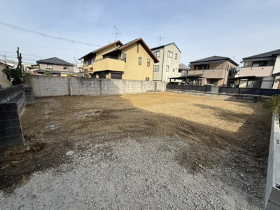 【前面道路含む現地写真】 | 【プレイワーク土塔町】東百舌鳥小・建築条件なし・更地渡し・土地90坪 | 前面道路含む現地写真です