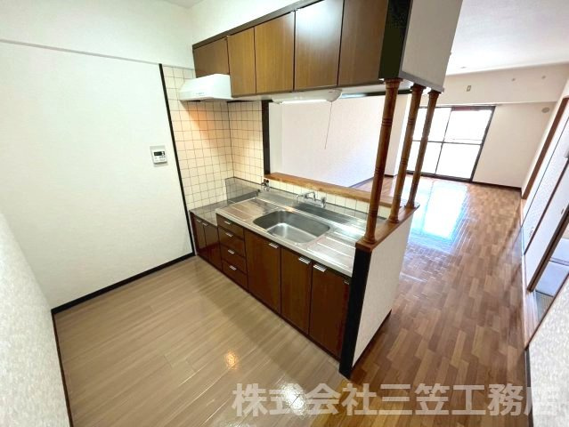 寝屋川市出雲町の賃貸マンションのキッチン