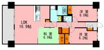 アソシア鳥栖ヴィンテージスクエアの間取り|使い勝手の良い間取りです♪