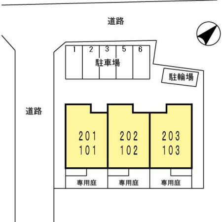 ＣＡＳＡ ｄｅ Ｋｏｕの区画図